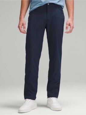 lululemon athletica Men’s Navy Straight-Leg Pants